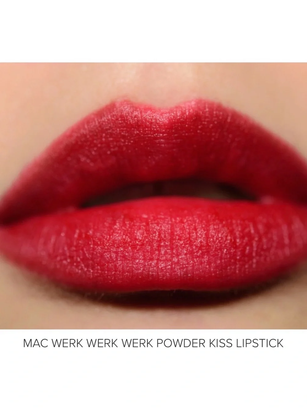 MAC DISCONTINUED Powder Kiss Lipstick in Werk Werk Werk